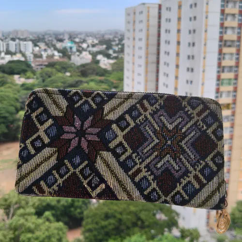 JACQUARD PRINTED WALLET